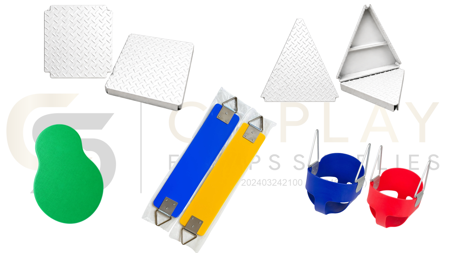 Playground Outdoor Park Swing Seat Plate Tempat Duduk Buaian