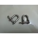 8mm D Shackle Stainless Steel 304 U shape Buckle Type D Shackle Hook