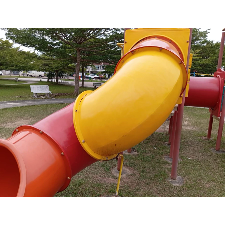 90 Degree Round Curve Tube / Enclosed Tube / Tunnel Tube Slide Parts (Outdoor Children Sports Playground Parks)