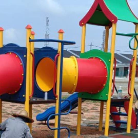 Straight Round Tube / Enclosed Tube / Tunnel Tube Slide Parts (Outdoor Children Sports Playground Parks)