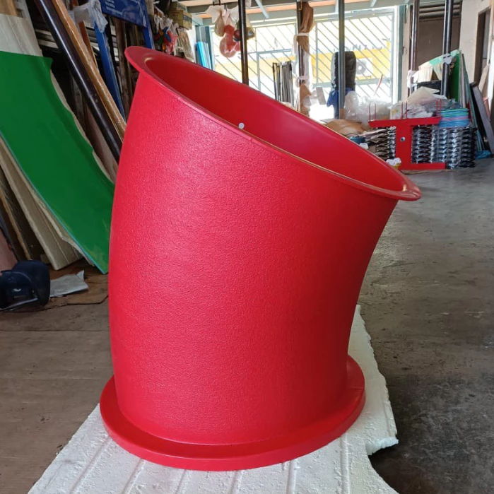30 Degree Curve Round Tube / Enclosed Tube / Tunnel Tube Slide Parts (Outdoor Children Sports Playground Parks)