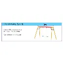 2 Seater Swing (Outdoor Children Sports Playground Parks)