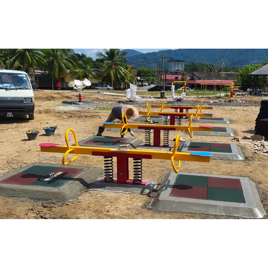 2 Seater Spring See Saw (Outdoor Children Sports Playground Parks)