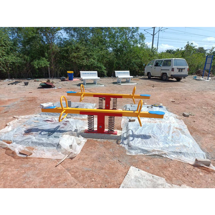 2 Seater Spring See Saw (Outdoor Children Sports Playground Parks)