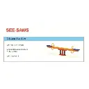 2 Seater Spring See Saw (Outdoor Children Sports Playground Parks)