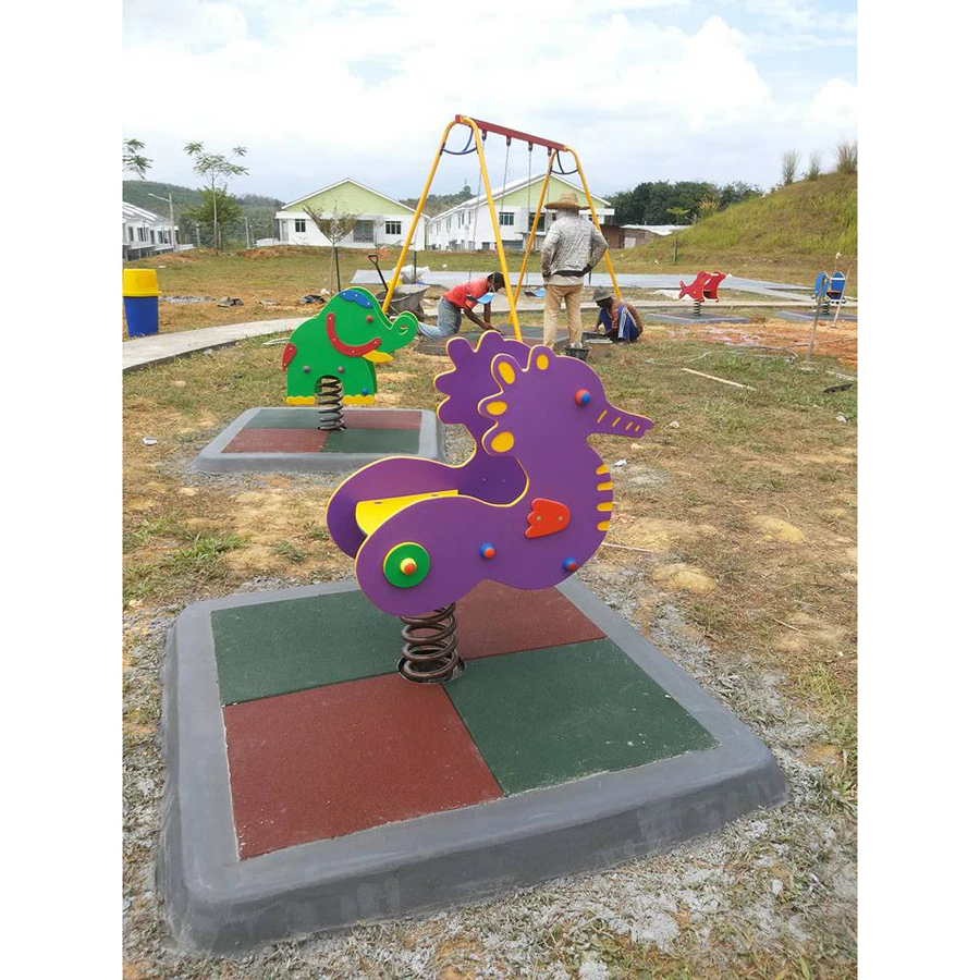 Outdoor Animal Single Spring Rider (Completed Set) (Outdoor Children Sports Playground Parks)