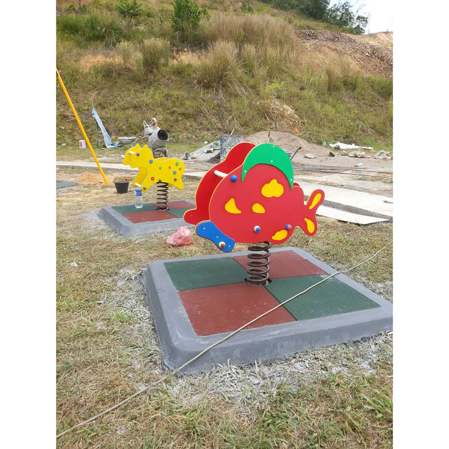Outdoor Animal Single Spring Rider (Completed Set) (Outdoor Children Sports Playground Parks)