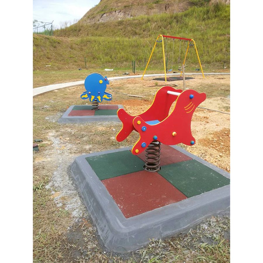 Outdoor Animal Single Spring Rider (Completed Set) (Outdoor Children Sports Playground Parks)