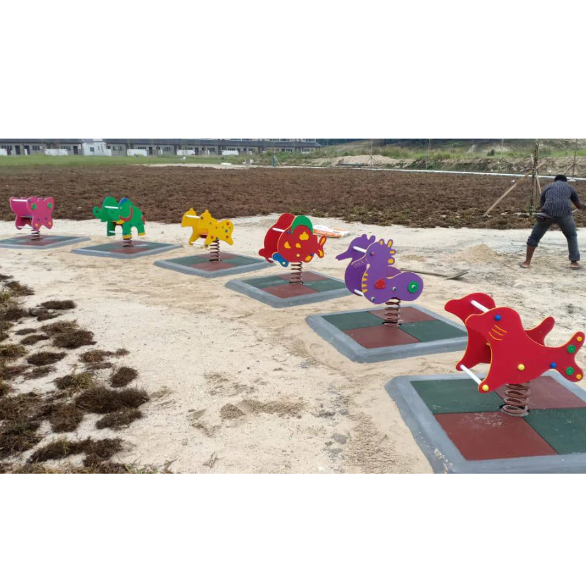 Outdoor Animal Single Spring Rider (Completed Set) (Outdoor Children Sports Playground Parks)