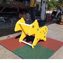 Outdoor Animal Single Spring Rider (Top Part Only) Leisure for Kids (Outdoor Children Sports Playground Parks)