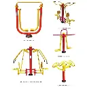 Outdoor Fitness Gym Equipment (Outdoor Children Sports Playground Parks)