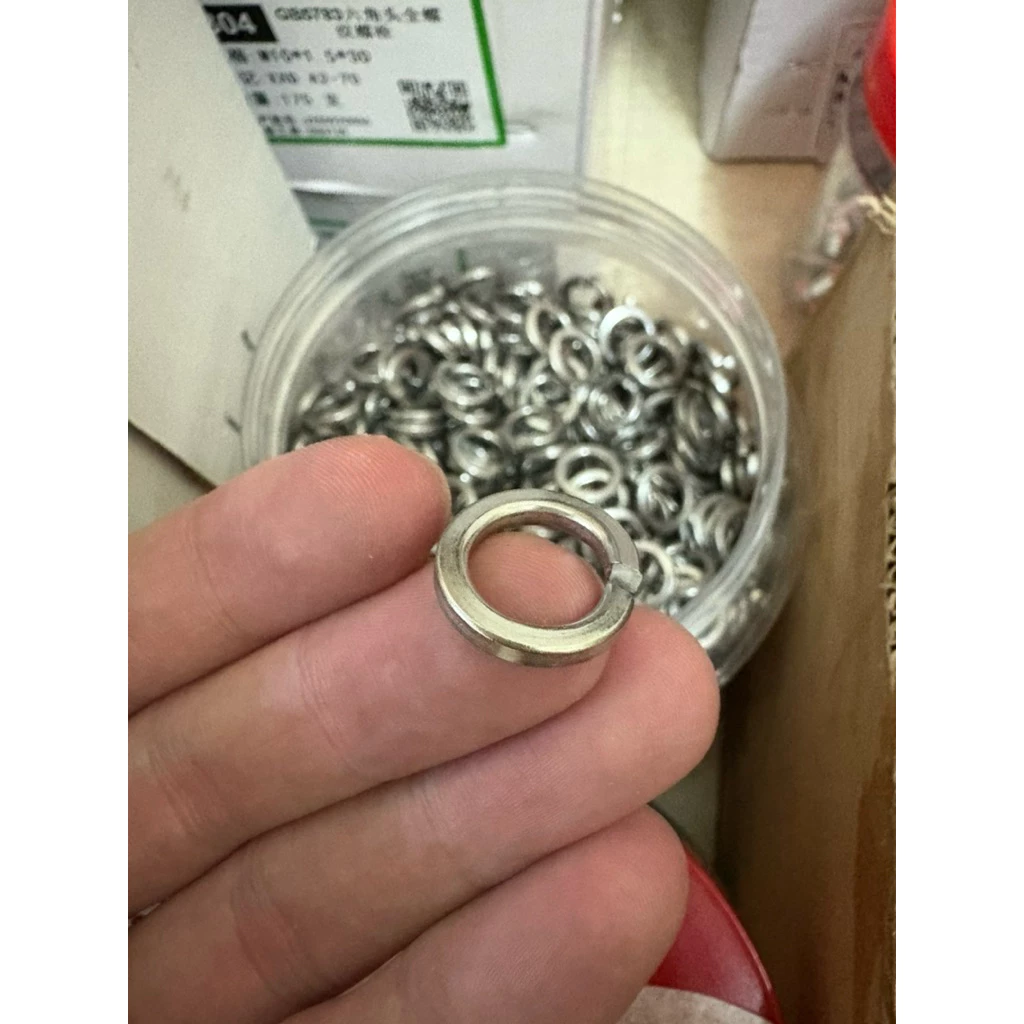 M8 & M10 SUS 304 Spring Washer Stainless Steel
