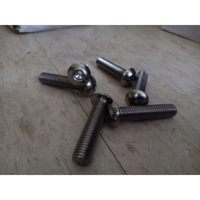 M8 SUS 304 Hex Button Head Screw / Button Head Cap Bolt / Mushroom Head Screw