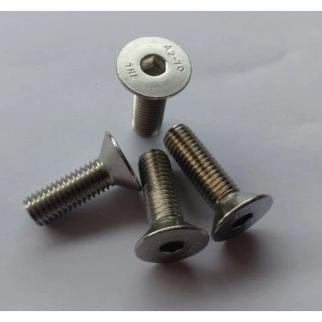 M8 & M10 Countersunk Screw Flat Head Screw Bolt 304 Stainless Steel / Hexagon Socket Cap Head Tapped Screw