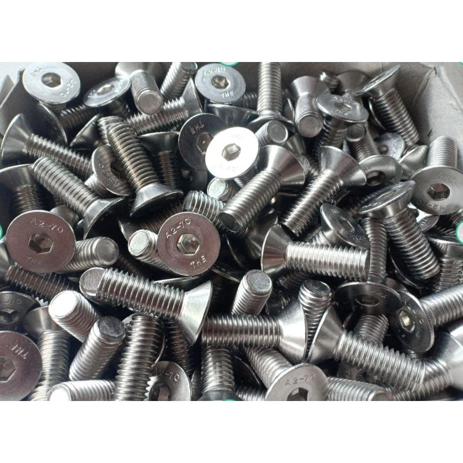M8 & M10 Countersunk Screw Flat Head Screw Bolt 304 Stainless Steel / Hexagon Socket Cap Head Tapped Screw