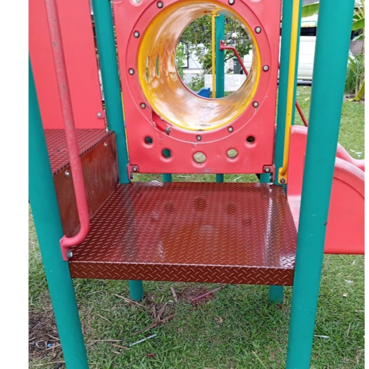 Square Deck / Steel Deck / Stage Deck / Checker Plate Platform (Outdoor Children Sports Playground Parks)