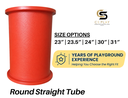 Straight Round Tube / Enclosed Tube / Tunnel Tube Slide Parts (Outdoor Children Sports Playground Parks)