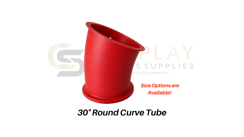 30 Degree Curve Round Tube / Enclosed Tube / Tunnel Tube Slide Parts (Outdoor Children Sports Playground Parks)