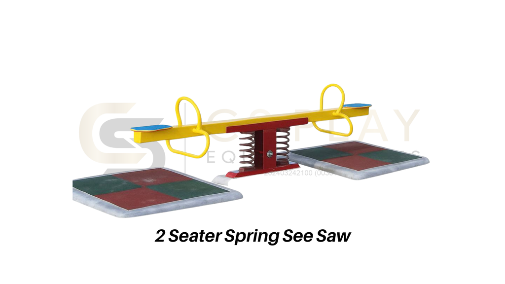2 Seater Spring See Saw (Outdoor Children Sports Playground Parks)