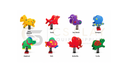 Outdoor Animal Single Spring Rider (Completed Set) (Outdoor Children Sports Playground Parks)