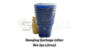 Hanging Litter Bin (40L) / HDPE Environment Bin/ HDPE standing Bin / Trash Pole Bin / Tong Sampah Taman for Outdoor Park