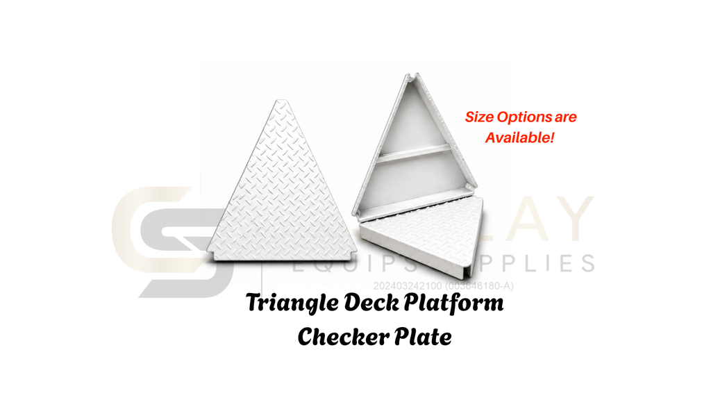Triangle Deck / Steel Deck / Stage Deck / Checker Plate Platform for Outdoor Children Sports Playground Park