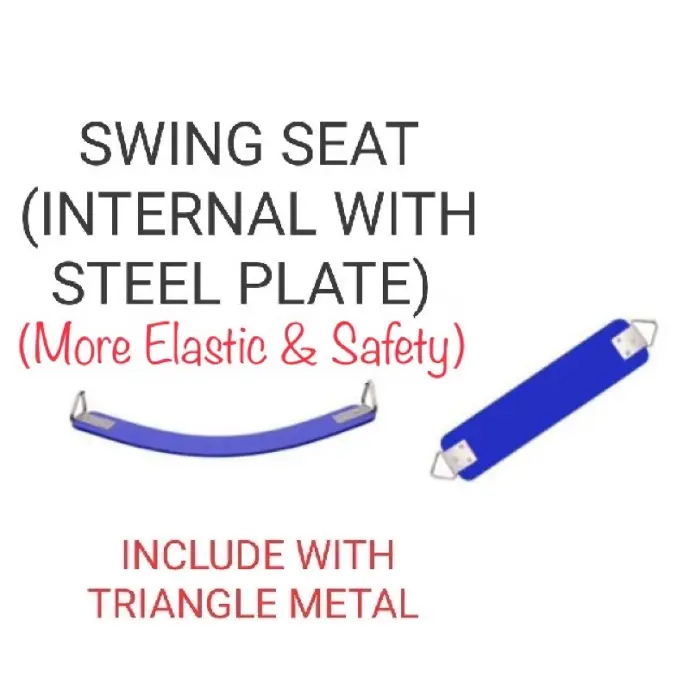 PREMIUM SWING SEAT PLATE - SILICONE (KIDS CHILDREN OUTDOOR SPORTS PLAYGROUND PARKS) TEMPAT DUDUK BUAIAN / PELAPIS