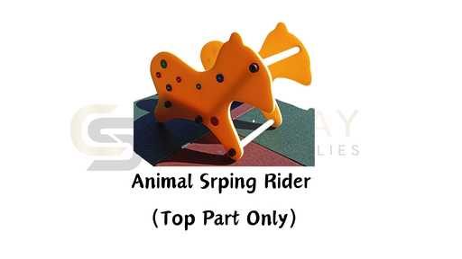 Outdoor Animal Single Spring Rider (Top Part Only) Leisure for Kids (Outdoor Children Sports Playground Parks)